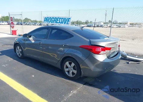 2013 Hyundai Elantra Gls from USA, damaged, VIN 5NPDH4AE0DH395673